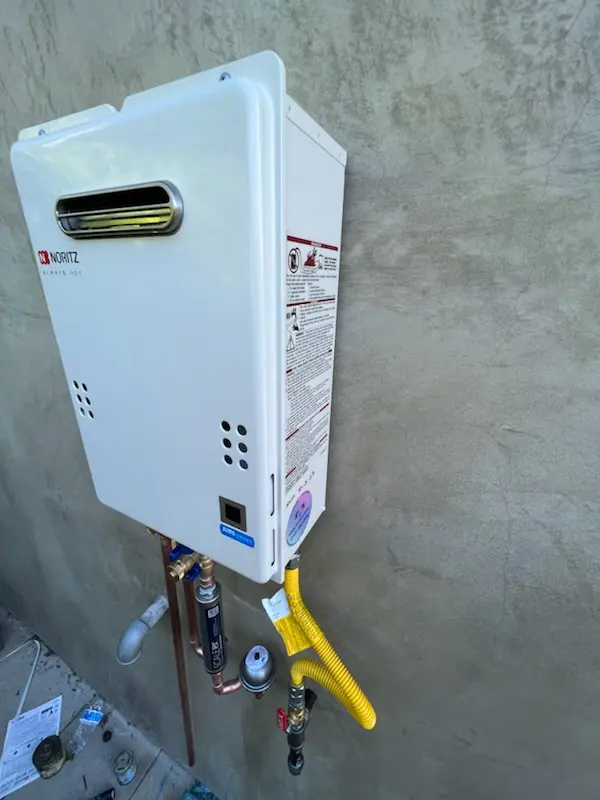 Tankless water heater installation for Goods Corner homes